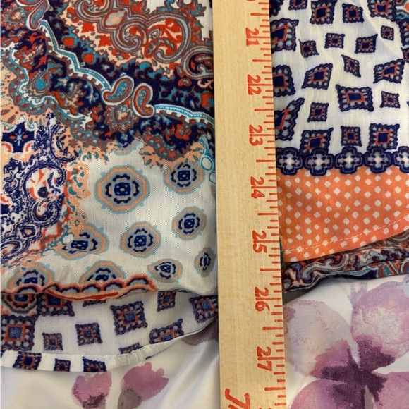 Chico's Vibrant Patchwork Blouse - Picture 5 of 8